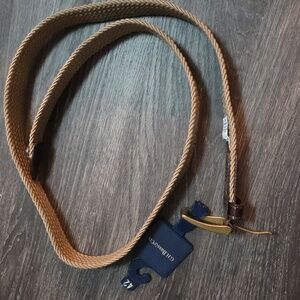 G.H. Bass &Co leather Braided belt size 42.  New